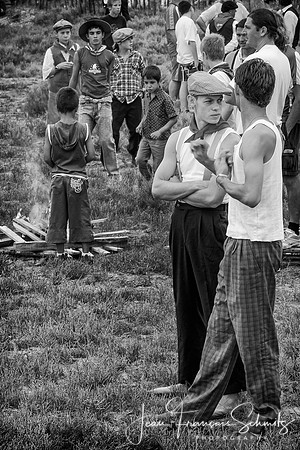 Manade au Mas des Pauvres, Mauguio, Août 2008