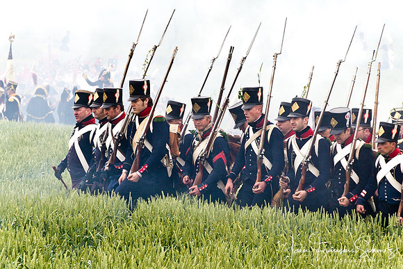 Waterloo re-enactment, June 2010