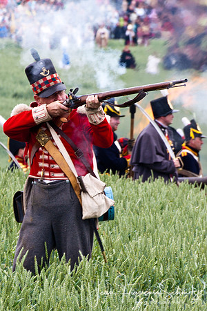 Waterloo re-enactment, June 2010