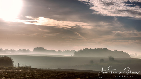 Waterloo Battlefield in autumn