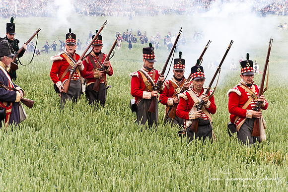 Waterloo re-enactment, June 2010