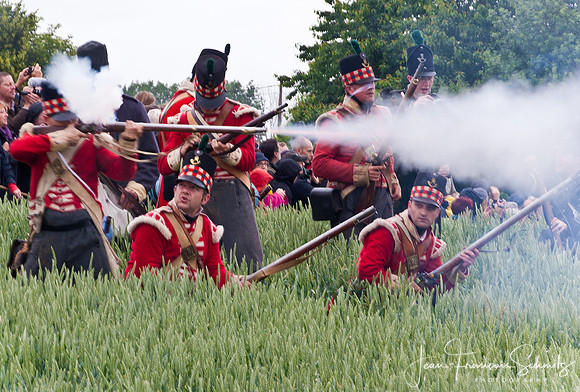 Waterloo re-enactment, June 2010