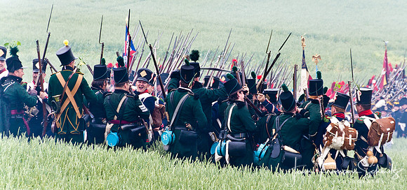 Waterloo re-enactment, June 2010