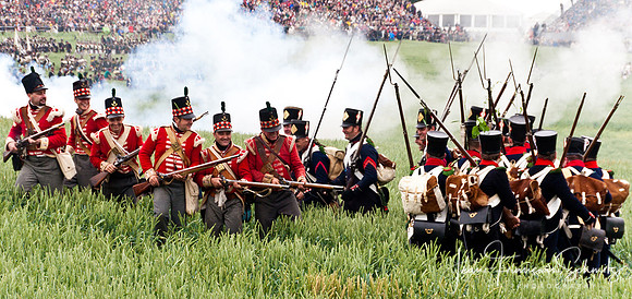 Waterloo re-enactment, June 2010