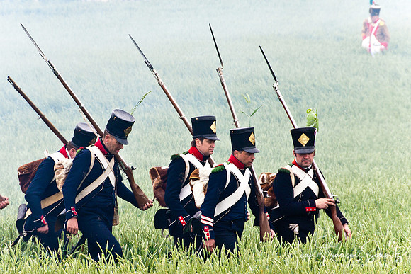 Waterloo re-enactment, June 2010