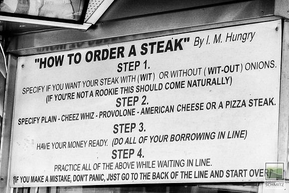 "How to order a steak"