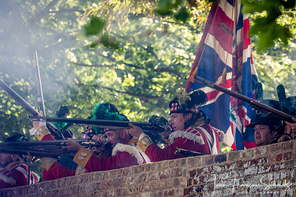 Reenactment at Hougoumont 2017 - © 2017 Jean-François Schmitz