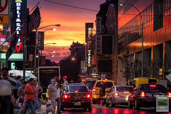 Sunset in Manhattan