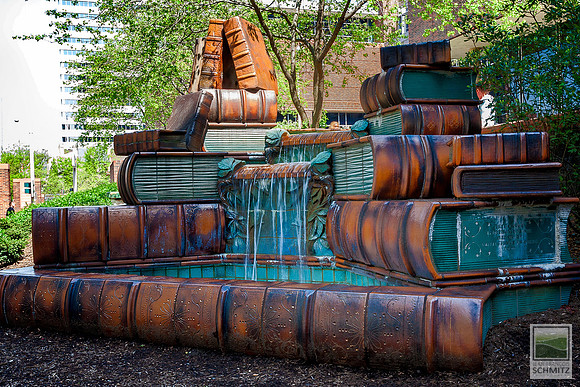 Book Fountain, Cincinnati Public Library - © 2012 Jean-François Schmitz